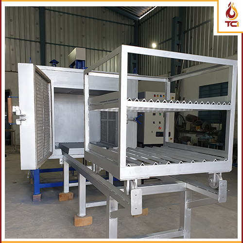 Manufacturer of Trolly Type Electrical Furnace in Coimbatore.